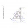 Треугольная пластина из анодированного алюминия Triangle Plate 6*8 (Pair) - «globural.ru» - Ступино