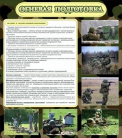 Стенд "Огневая подготовка" (вариант 2) - «globural.ru» - Ступино