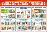 Стенд "Умей действовать при пожаре" - «globural.ru» - Ступино