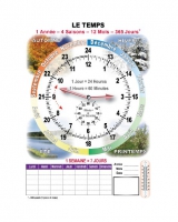 Le temps. Учебно наглядные пособия по французскому языку - «globural.ru» - Ступино