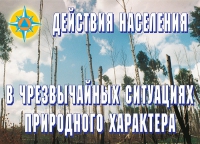 Комплект плакатов "Действия населения в ЧС природного характера" - «globural.ru» - Ступино