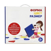 Подвижная развивающая игра "Форма, цвет, размер" - «globural.ru» - Ступино
