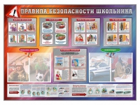 Стенд-уголок "Правила безопасности школьника" - «globural.ru» - Ступино