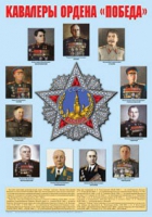 Плакат "Кавалеры ордена «Победа»" - «globural.ru» - Ступино