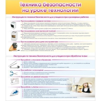 Стенд "Техника безопасности на уроке технологии" - «globural.ru» - Ступино