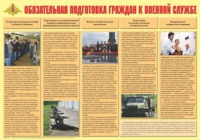 Плакат "Обязательная подготовка граждан к военной службе" - «globural.ru» - Ступино