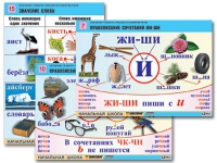 Комплект таблиц для начальной школы "Обучение грамоте. Письмо и развитие речи" - «globural.ru» - Ступино