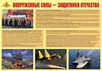 Плакат "Вооруженные Силы – защитники Отечества" - «globural.ru» - Ступино
