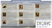 Стенд "Великие русские художники" - «globural.ru» - Ступино