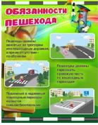 Стенд "Обязанности пешехода" - «globural.ru» - Ступино