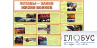 Стенд "Уставы закон жизни воинов" - «globural.ru» - Ступино
