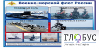 Стенд "Военно-морской флот России" - «globural.ru» - Ступино