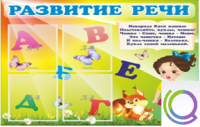 Стенд "Развитие речи" (вариант 1) - «globural.ru» - Ступино