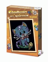 Набор для творчества "Картины из пайеток ГЛ - 2" - «globural.ru» - Ступино