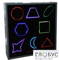 Интерактивная панель "Цветные фигуры-8" (вариант 3) - «globural.ru» - Ступино