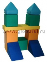 Мягкий модуль-конструктор "Городок" 1 (ВИК) - «globural.ru» - Ступино
