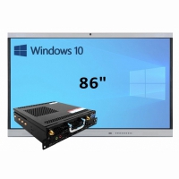 Интерактивная панель 86" (встроенный ПК Win10, Intel i5) - «globural.ru» - Ступино