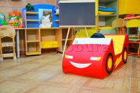 Напольная игрушка "Машинка - гонка" с аппликацией (ВИК) - «globural.ru» - Ступино