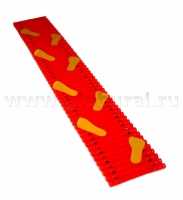 Дорожка массажная со следами(в чехле из кожи) - «globural.ru» - Ступино