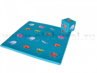 Игровой детский мат «Море» с кубиком (ВИК) - «globural.ru» - Ступино
