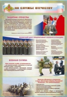 Стенд "На службе Отечеству" (вариант 1) - «globural.ru» - Ступино