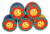 Пуфик «Солнышко» d=40*20см (ВИК) - «globural.ru» - Ступино