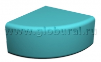 Угловой пуфик 60*60*32см (ВИК) - «globural.ru» - Ступино