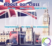 Стенд "About our class" - «globural.ru» - Ступино