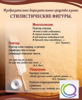 Стенд "Стилистические фигуры" в ассортименте - «globural.ru» - Ступино