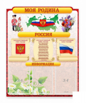 Стенд "Наша родина Россия" - «globural.ru» - Ступино