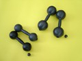Гантели пластмассовые 0,45 кг с наполнителем - «globural.ru» - Ступино