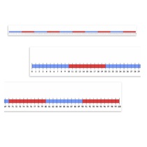 Нумирошка. Числовая прямая 0-100 по методике Нумикон - «globural.ru» - Ступино