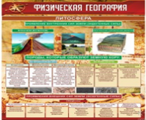 Стенд "Физическая география. Литосфера" (вариант 1) - «globural.ru» - Ступино