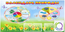 Стенд "Календарь природы" (вариант 2) - «globural.ru» - Ступино