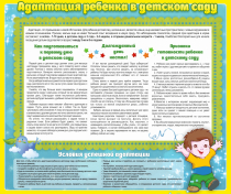 Стенд "Адаптация ребенка в детском саду" - «globural.ru» - Ступино