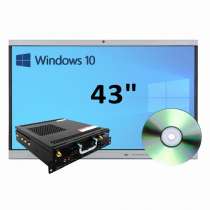 Интерактивная панель 43" (встроенный ПК, Win10) - «globural.ru» - Ступино