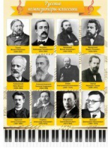 Стенд "Русские композиторы-классики" - «globural.ru» - Ступино