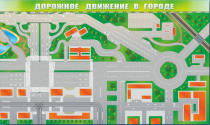 Доска магнитно-маркерная панорамная "Дорожное движение в городе" - «globural.ru» - Ступино