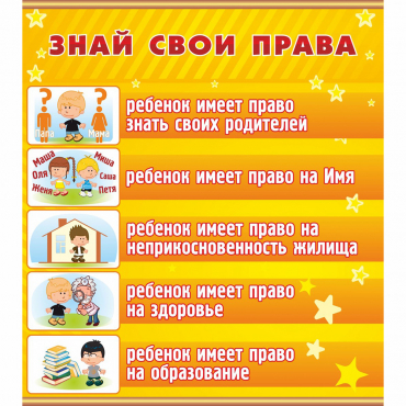 Стенд "Знай свои права" - «globural.ru» - Ступино