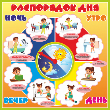 Стенд "Распорядок дня" - «globural.ru» - Ступино